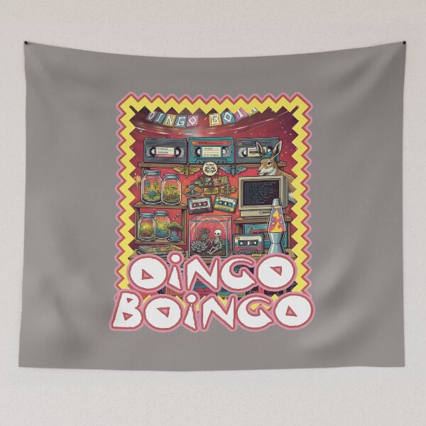 Item preview, Dingo Boingo Skeleton Party Festive Tee-94 designed and sold by ChristophBobzin.