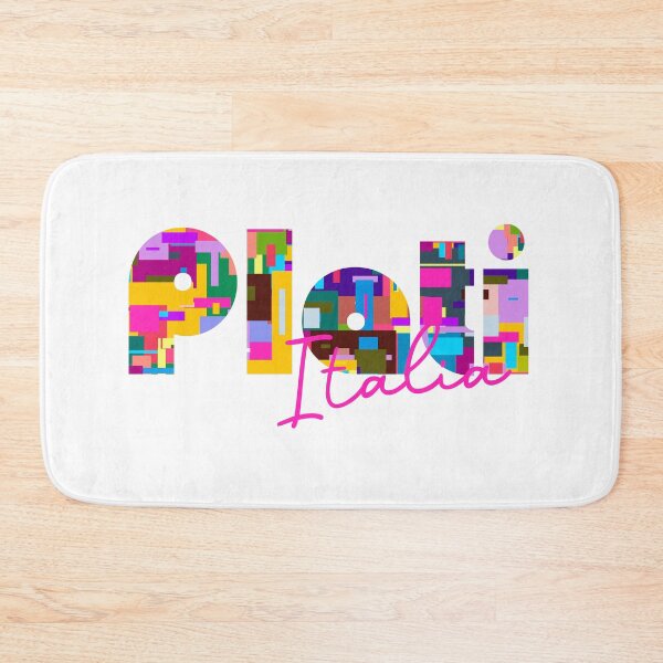 Item preview, Platì, Reggio Calabria, Italy, Italia, colorful typography design for travellers designed and sold by Wanderful-roads.