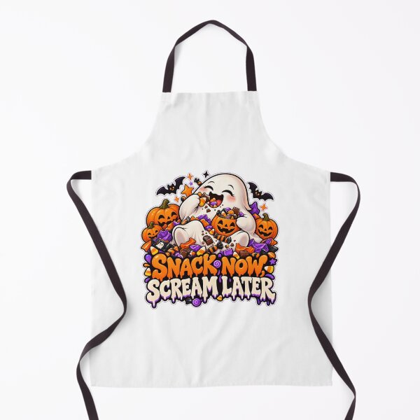 Item preview, Snack Now Scream Later Halloween Ghost | Funny Candy Lover Spooky Design designed and sold by Pixanova.