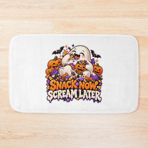 Item preview, Snack Now Scream Later Halloween Ghost | Funny Candy Lover Spooky Design designed and sold by Pixanova.