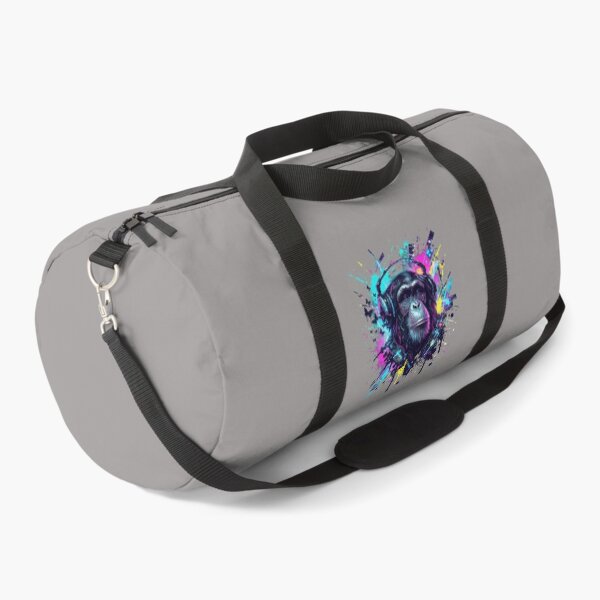 Item preview, Chimpanzee Headphones Ink Splatter Art-20 designed and sold by AntoniaWolf.