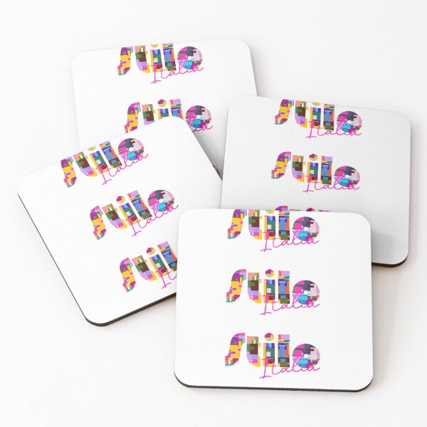 Item preview, Stilo, Reggio Calabria, Italy, Italia, colorful typography design for travellers designed and sold by Wanderful-roads.