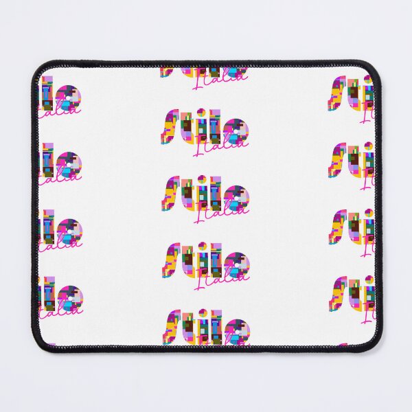 Item preview, Stilo, Reggio Calabria, Italy, Italia, colorful typography design for travellers designed and sold by Wanderful-roads.