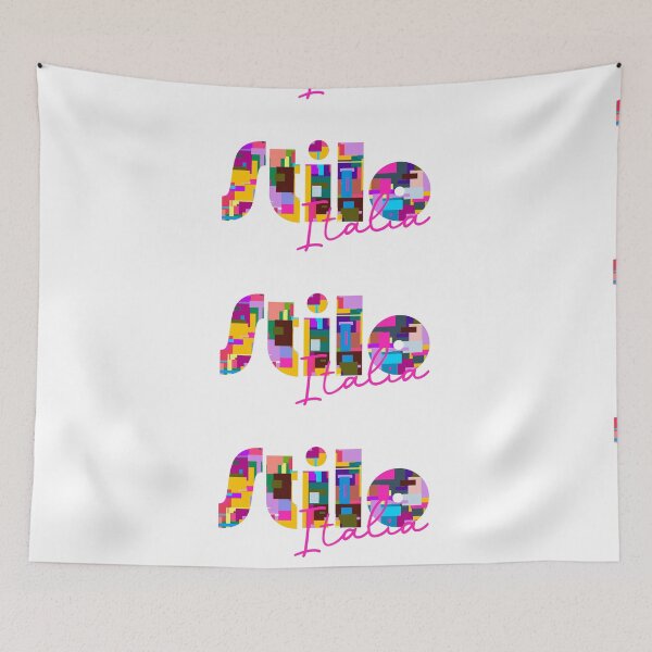 Item preview, Stilo, Reggio Calabria, Italy, Italia, colorful typography design for travellers designed and sold by Wanderful-roads.