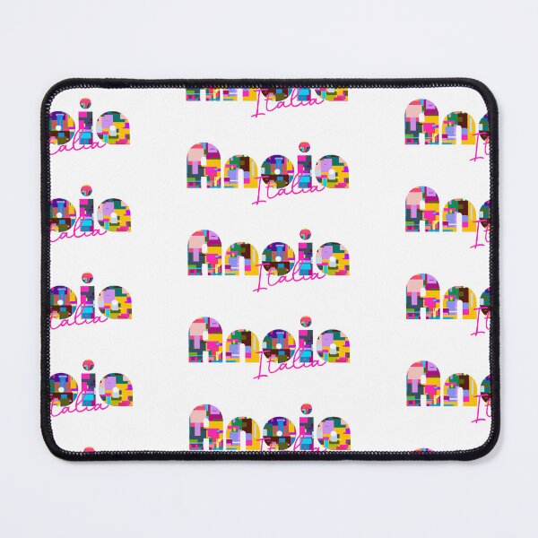 Item preview, Anoia, Reggio Calabria, Italy, Italia, colorful typography design for travellers designed and sold by Wanderful-roads.