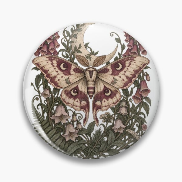 Item preview, The Night Garden Moth designed and sold by artditisme.