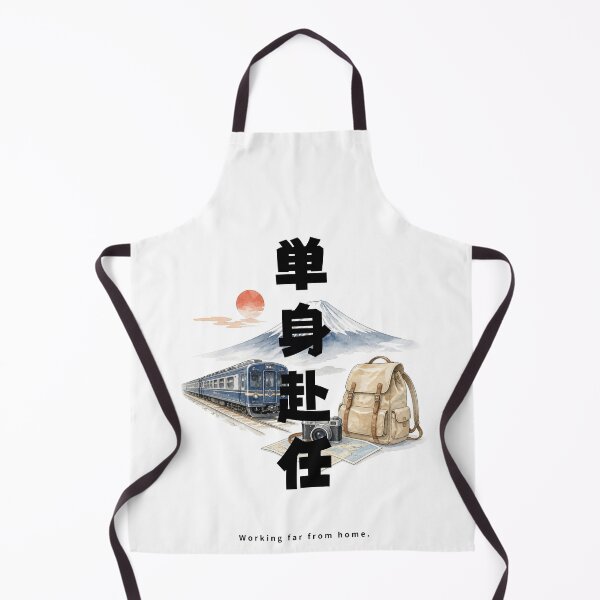 Item preview, Tanshin Funin - Away From Family for Work | Japan Train Trip | Japanese Design designed and sold by JapanMemoir.