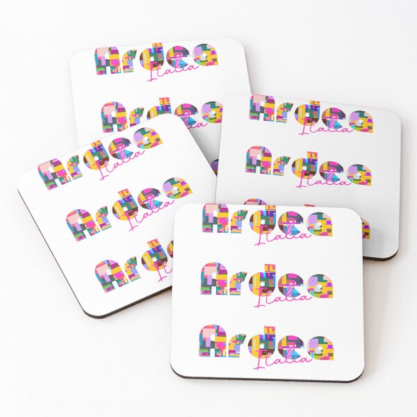 Item preview, Ardea, Roma Capitale, Italy, Italia, colorful typography design for travellers designed and sold by Wanderful-roads.