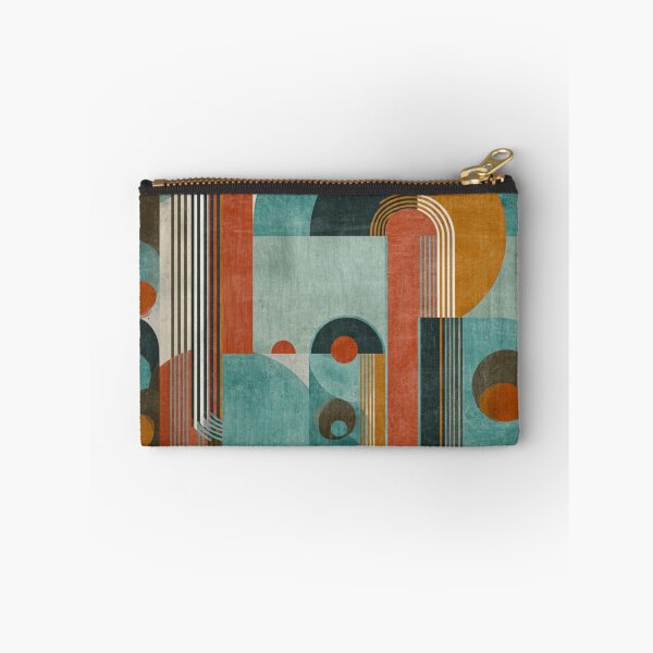 Item preview, Mid-Century Modern Abstract - Vintage Earth Tone Geometric Arches - Retro Art designed and sold by GrinGalore.