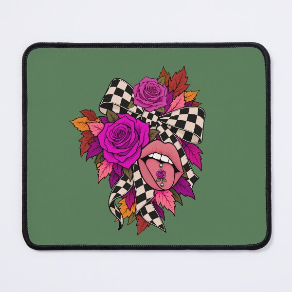 Item preview, Autumn With Attitude – Wild Roses & Checkered Vibes designed and sold by Aimetoi.