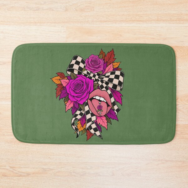 Item preview, Autumn With Attitude – Wild Roses & Checkered Vibes designed and sold by Aimetoi.