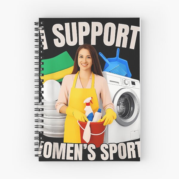 Item preview, I Support Women'S Sports Housework designed and sold by VictoriaCurry7.
