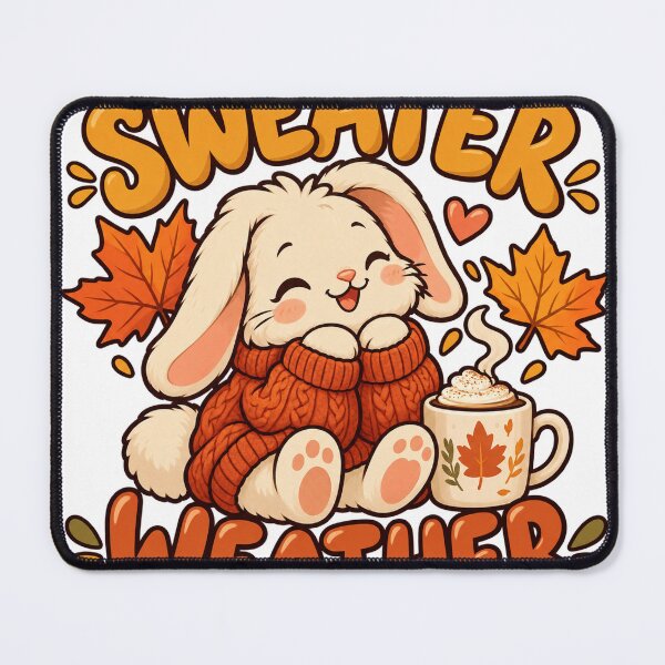 Item preview, Sweater Weather Cozy Bunny designed and sold by The198X.