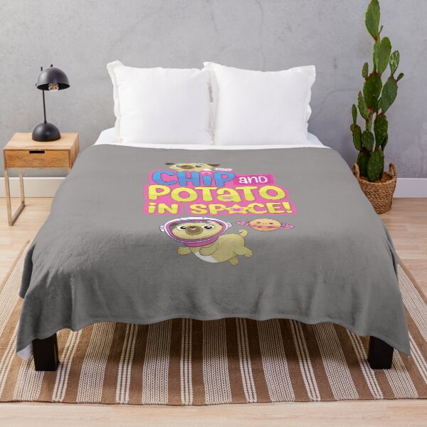 Item preview, Chip and Potato Logo Cartoon Pug Kids Tee-18 designed and sold by AntoniaWolf.
