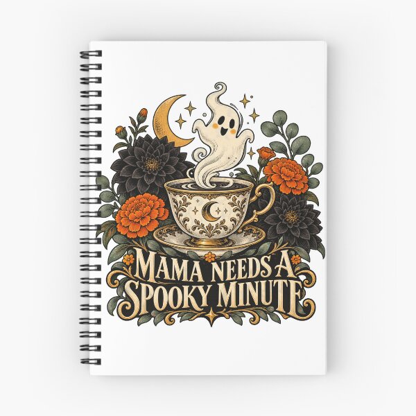 Item preview, Mama Needs a Spooky Minute Floral Humor designed and sold by ClaSciStore.
