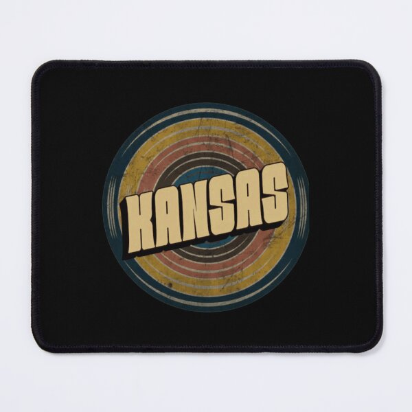 Item preview, Kansas Classic Rock Retro Circular Logo designed and sold by EmiliDanielIV.