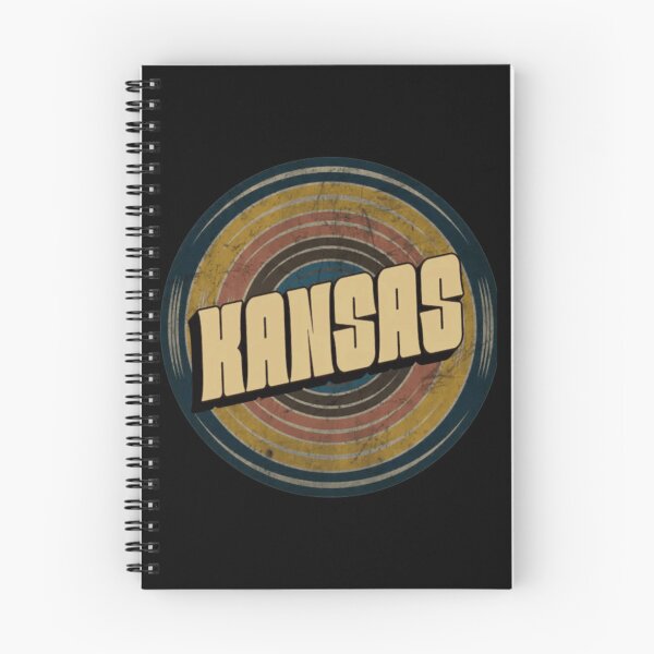 Item preview, Kansas Classic Rock Retro Circular Logo designed and sold by EmiliDanielIV.