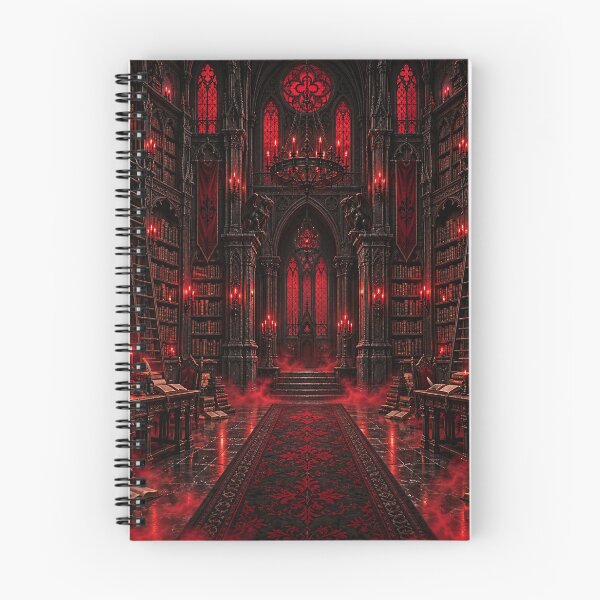 Item preview, Crimson Moon Library – Gothic Haunted Library Backdrop designed and sold by TXLou.