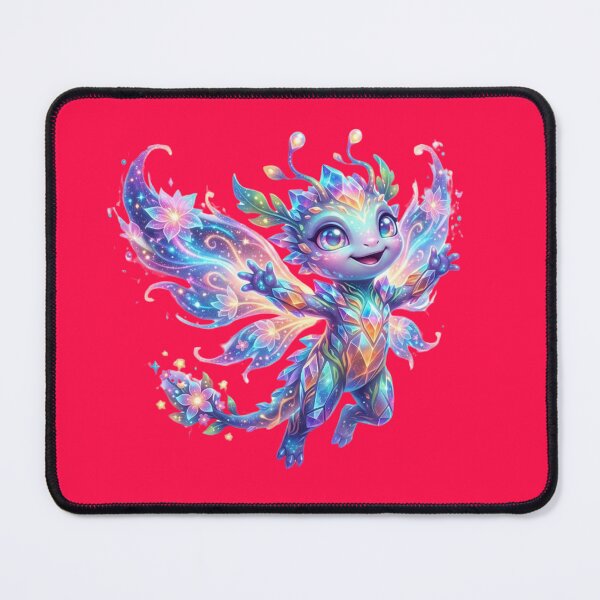 Item preview, ​Cute Crystal Dragon Cosmic Fairy Mascot Artwork designed and sold by Gianlu1215.