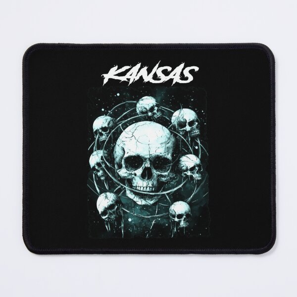 Item preview, Kansas Progressive Rock Dark Cosmic Skull Art designed and sold by EmiliDanielIV.