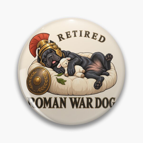 Item preview, Retired Roman War Dog – Funny Cane Corso Italian Mastiff Couch Potato designed and sold by Fanverse Merchandise.
