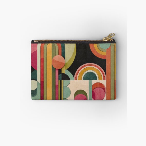 Item preview, Mid-Century Modern Abstract - Vintage Earth Tone Geometric Arches - Retro Circles Art designed and sold by GrinGalore.