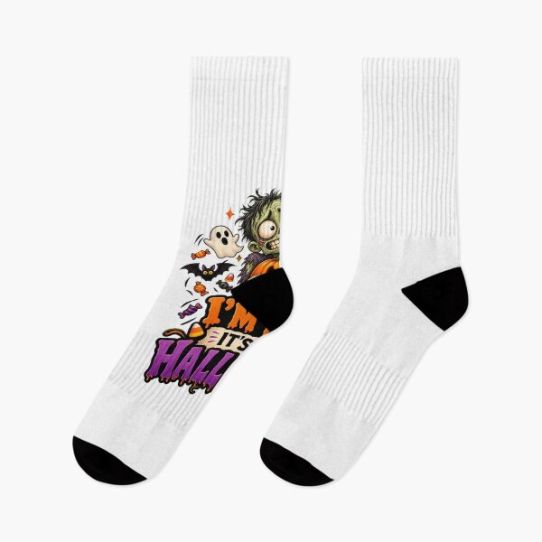 Item preview, I’m Fine It’s Just Halloween – Funny Spooky Zombie Halloween designed and sold by Pixanova.
