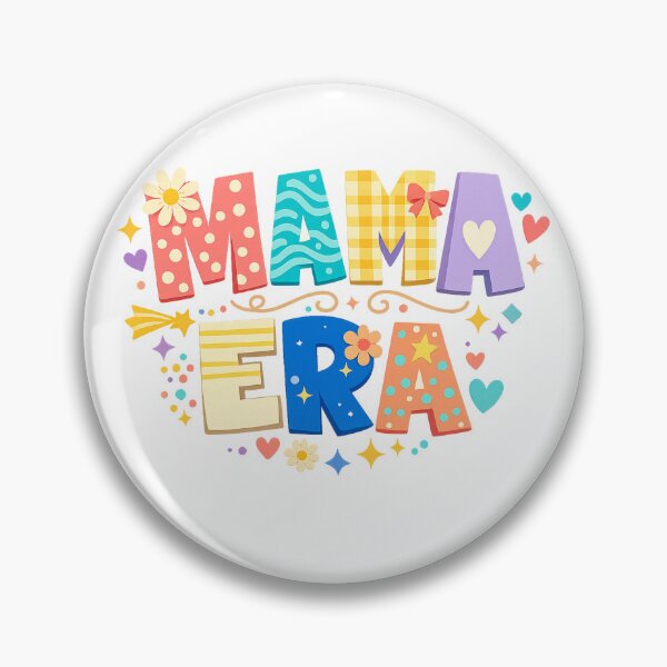 Item preview, Mama Era Colorful Retro Typography Mom Life Mother's Day Art Design designed and sold by inkoutninja.