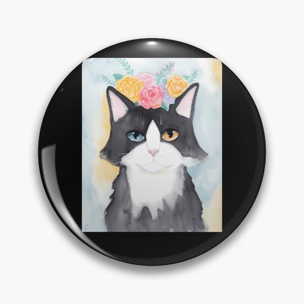 Artikelvorschau, Frühlings-Tuxedo-Katze entworfen und verkauft von harosfethk.