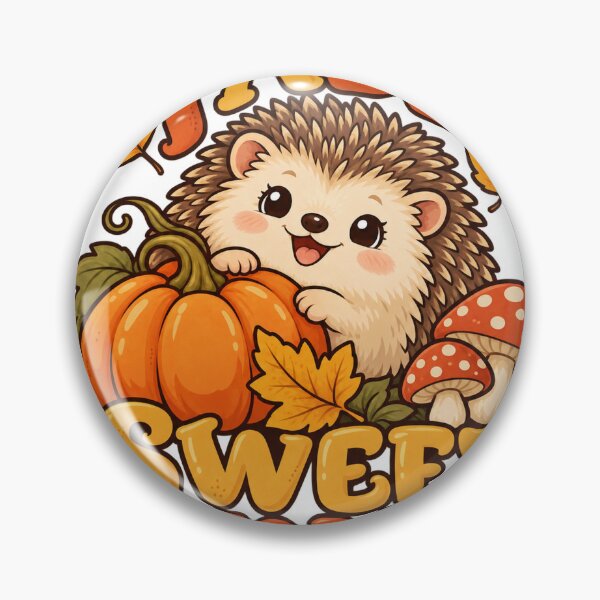 Item preview, Fall Sweet Fall Cute Hedgehog designed and sold by The198X.