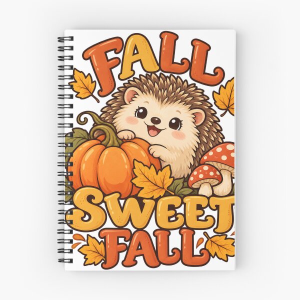 Item preview, Fall Sweet Fall Cute Hedgehog designed and sold by The198X.