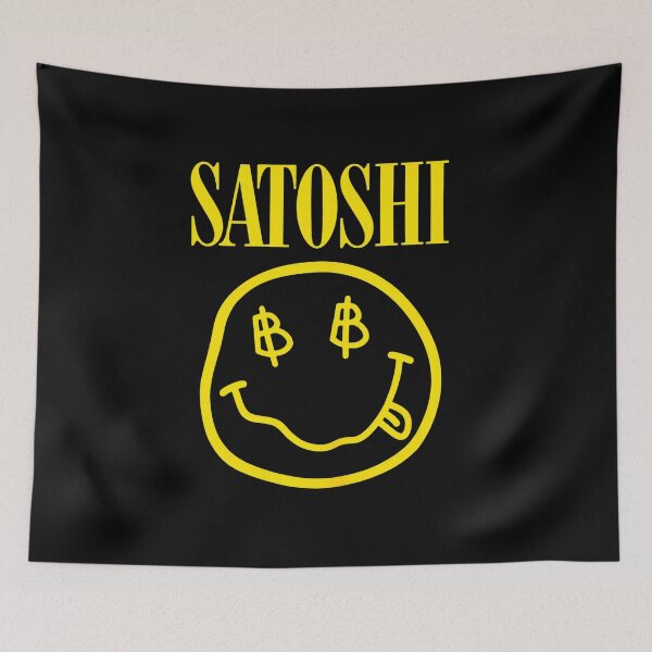 Item preview, Satoshi smiley designed and sold by Tekatekitika.