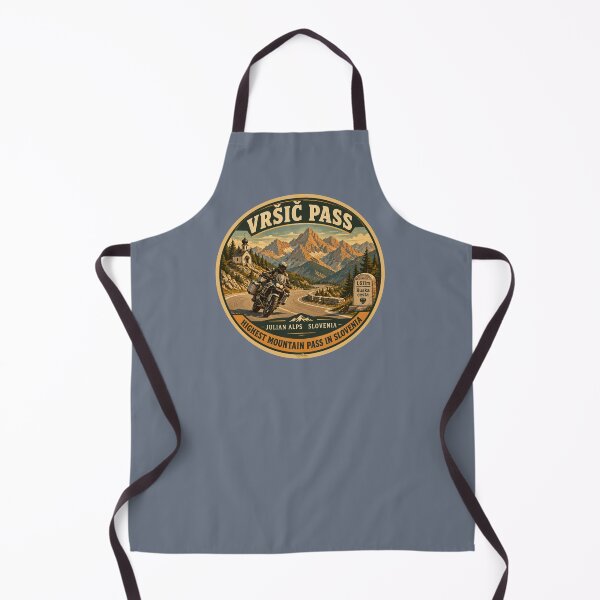 Item preview, Vrsic Pass Slovenia Vršič Pass Slovenia Motorcycle Sticker TShirt 08 designed and sold by OuterShellUK.