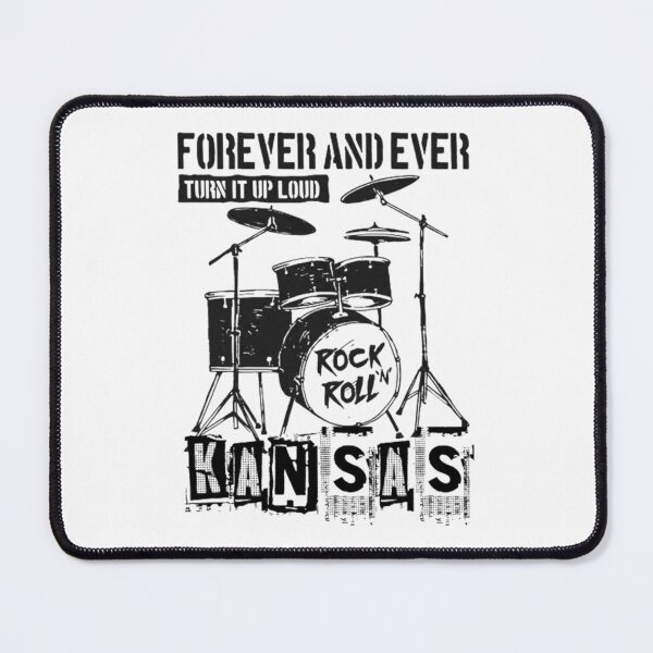 Item preview, Kansas Band Dark Minimalist Retro Graphic designed and sold by EmiliDanielIV.
