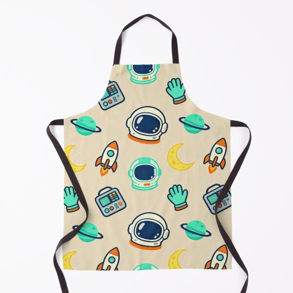 Item preview, Cute Astronaut Helmet Rocket Planet Moon Space Equipment Seamless Pattern designed and sold by Mimoshi ⭐⭐⭐⭐⭐.