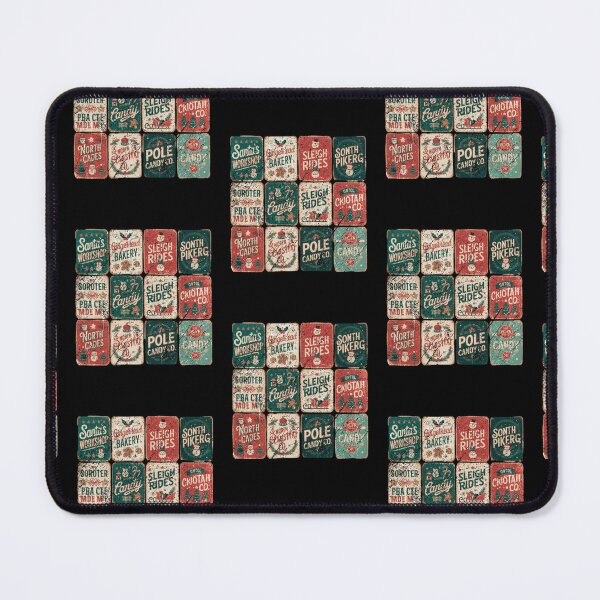 Item preview, Vintage Christmas Signs Retro Santa Workshop North Pole Candy Graphic designed and sold by YasuoShop.