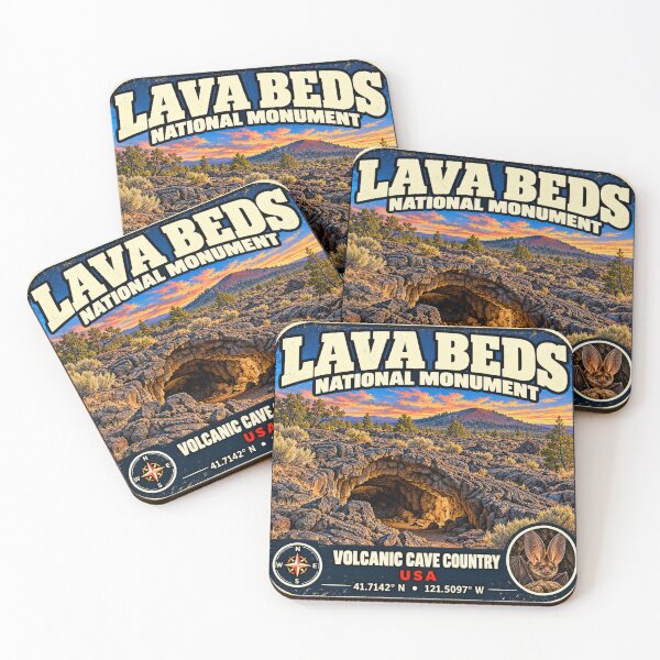 Item preview, Lava Beds National Monument | California Adventure Sticker designed and sold by naturalsurvival.