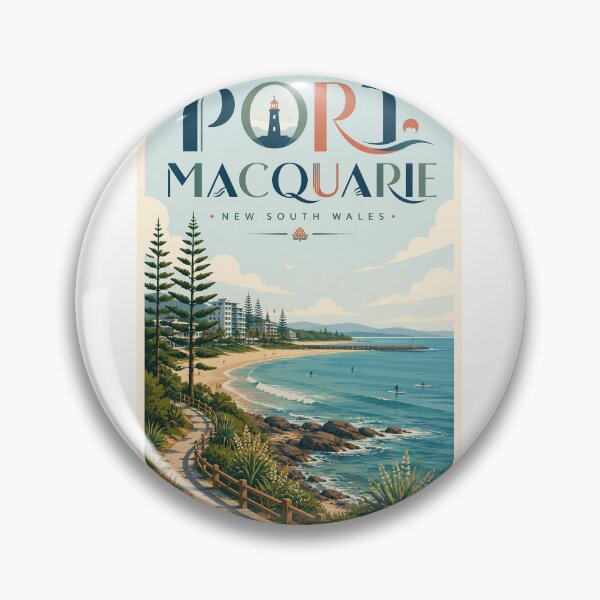 Item preview, Port Macquarie New South Wales Coastline and Pacific Ocean designed and sold by Places On Earth.