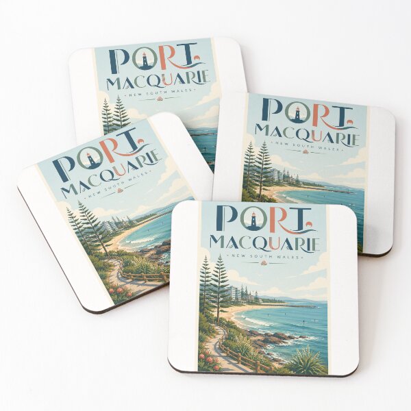 Item preview, Port Macquarie New South Wales Coastline and Pacific Ocean designed and sold by Places On Earth.