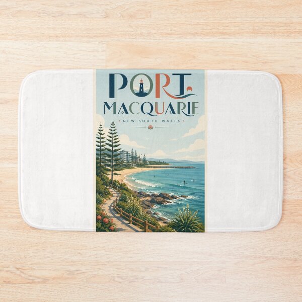 Item preview, Port Macquarie New South Wales Coastline and Pacific Ocean designed and sold by Places On Earth.