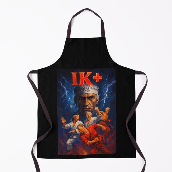 Item preview, Martial Artists Fighting In Kimonos Under Lightning Sky designed and sold by PenseeMichaud.