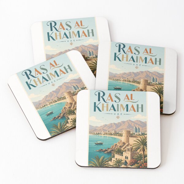 Item preview, Ras Al Khaimah UAE Arabian Gulf Coast and Hajar Mountains designed and sold by Places On Earth.