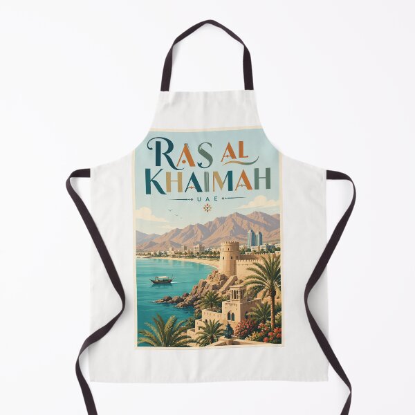 Item preview, Ras Al Khaimah UAE Arabian Gulf Coast and Hajar Mountains designed and sold by Places On Earth.