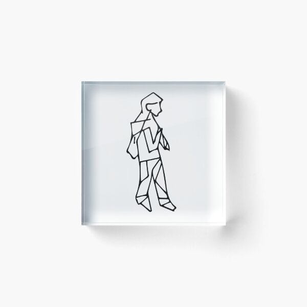 Item preview, The walk of a nonplussed human designed and sold by CatMacScot.