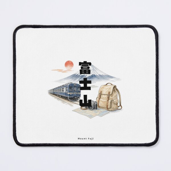Item preview, Fujisan - Mount Fuji | Japan Train Trip | Japanese Design designed and sold by JapanMemoir.