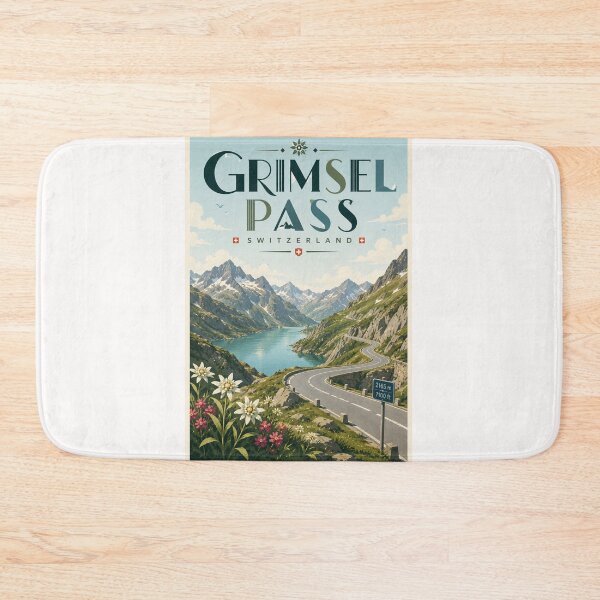 Item preview, Grimsel Pass Switzerland Alpine Road and Bernese Highlands designed and sold by Places On Earth.