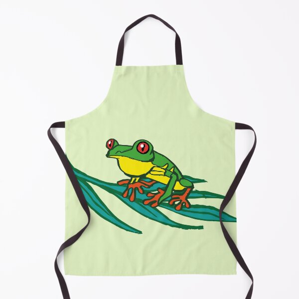 Item preview, Costa Rica Red Eyes Frog flat color logo designed and sold by Konopikyu.