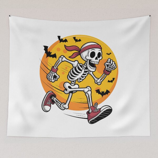 Item preview, Pirate Skeleton Halloween Dancing Spooky Bones Graphic designed and sold by limanol.