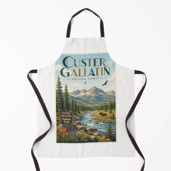 Item preview, Custer Gallatin National Forest Montana Mountain River Wilderness designed and sold by Places On Earth.