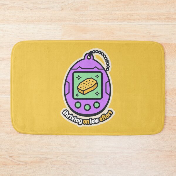 Item preview, Thriving On Low Effort Retro Virtual Pet Meme designed and sold by KungPowUnicorn.